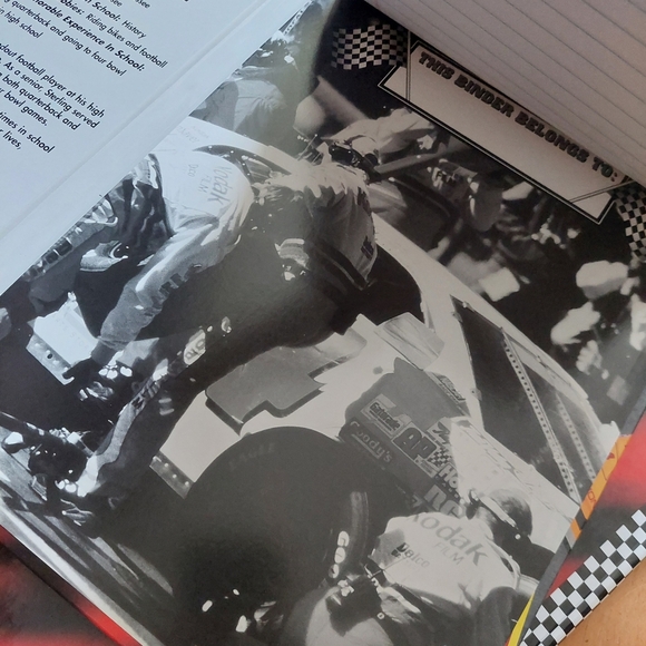 2 Sterling Marlin NASCAR Racing Notebook Nascar Vintage - Picture 4 of 4
